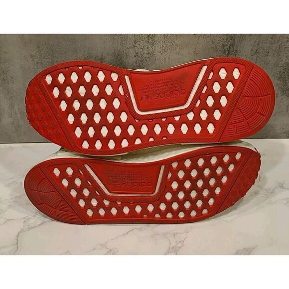 Adidas NMD Runner 1 Valentine's Day (2022) Women's Red & Cream White | Size 7.5 - Picture 12 of 13